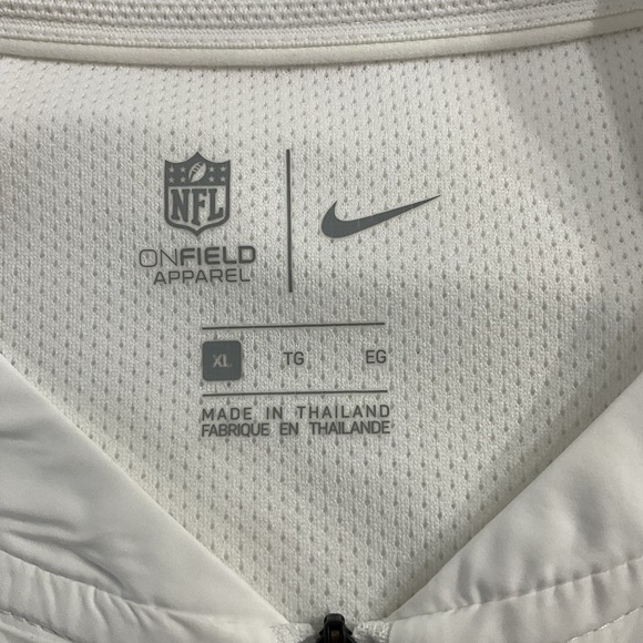 Nike NFL New Orleans Saints Half Zip Pull Over Windbreaker Jacket Men Size XL - Picture 5 of 5